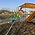 SICA 110cm Rainbow Spiral Curlie Tail Windmill Colorful Wind Spinner Tent Garden Decoration