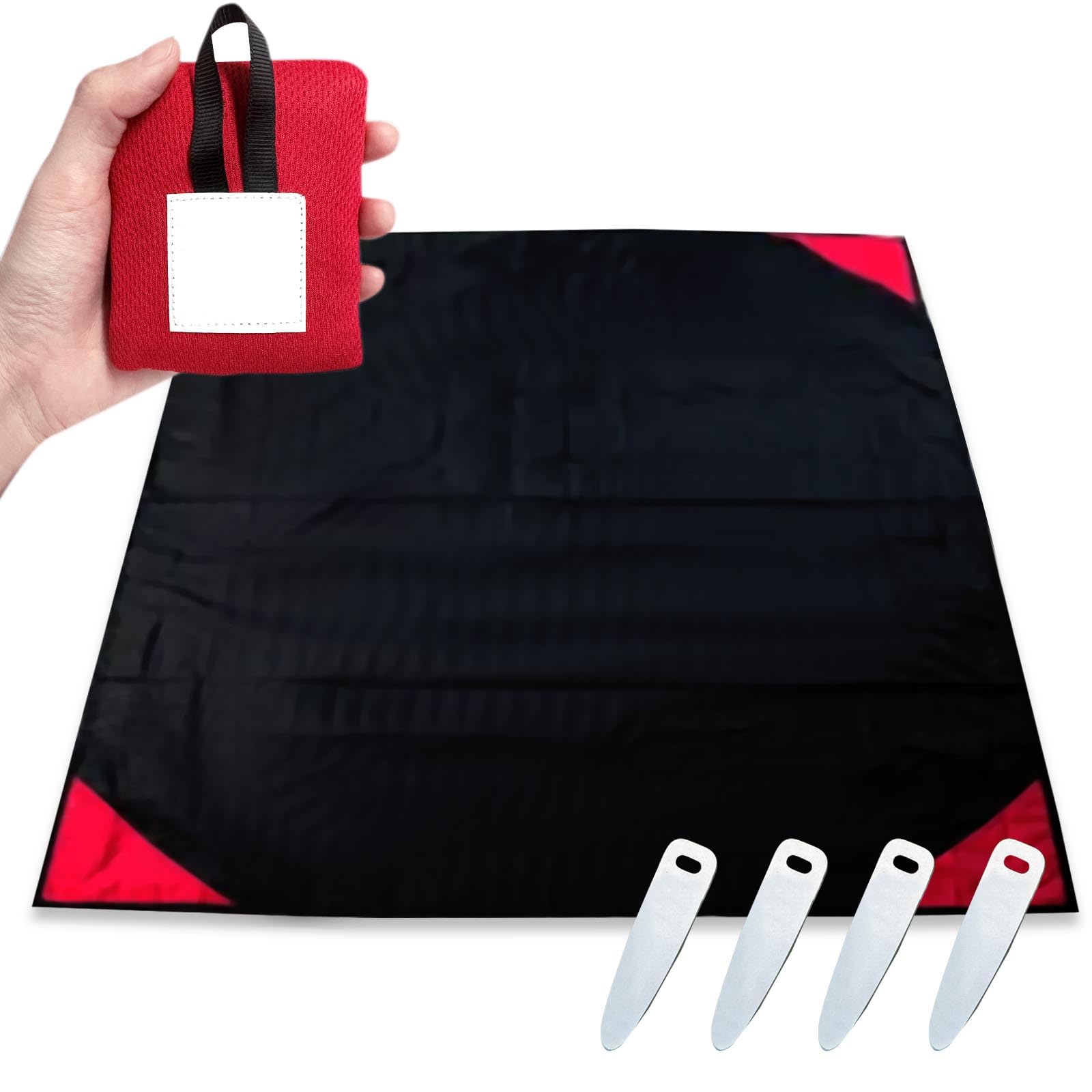 GWAWG Picnic Blanket Waterproof 70 * 110cm/27.5 * 43.3in Beach Blanket Mat Sandproof Lightweight Foldable for Outdoor Camping Travel Hiking Picnic