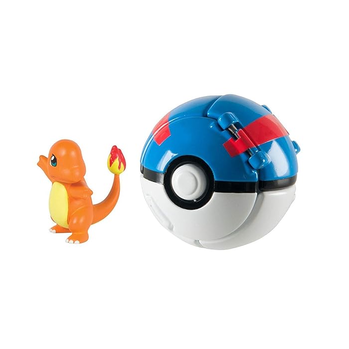 Buy DVNBS Pokemon Throw 'N' Pop Poke Ball with Pokemon Action Figures