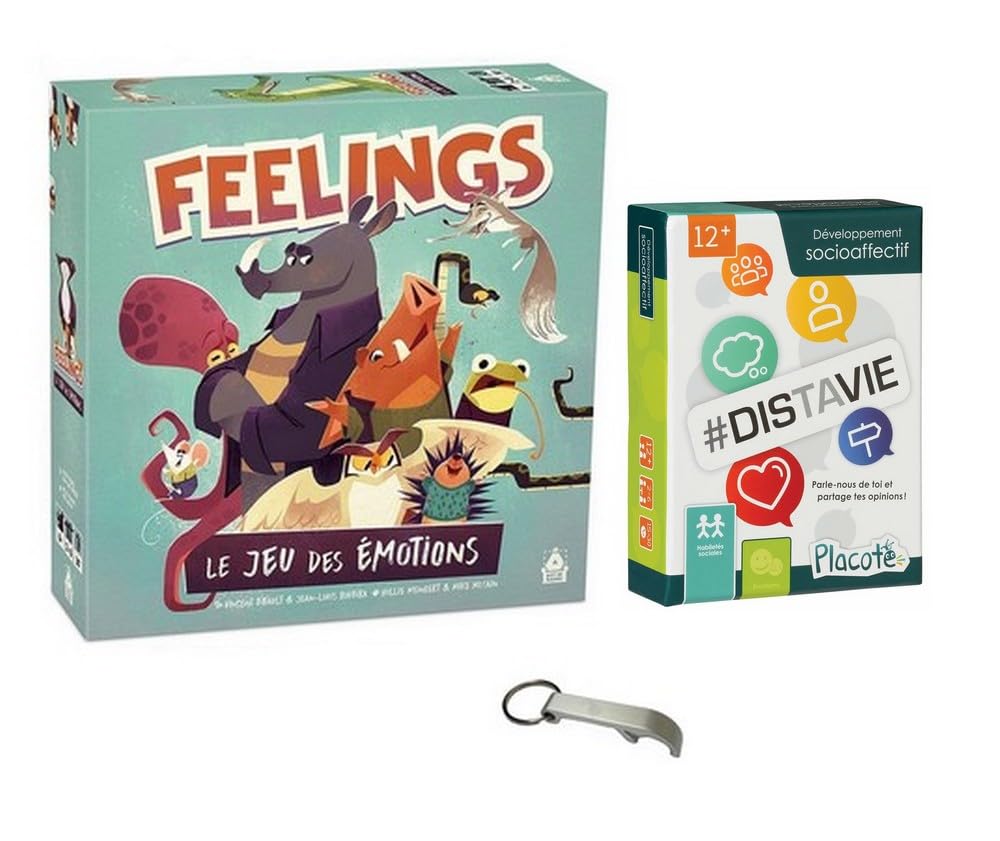Set of 2 Games: Feelings + The Round of Emotions + 1 Blumie Yoyo