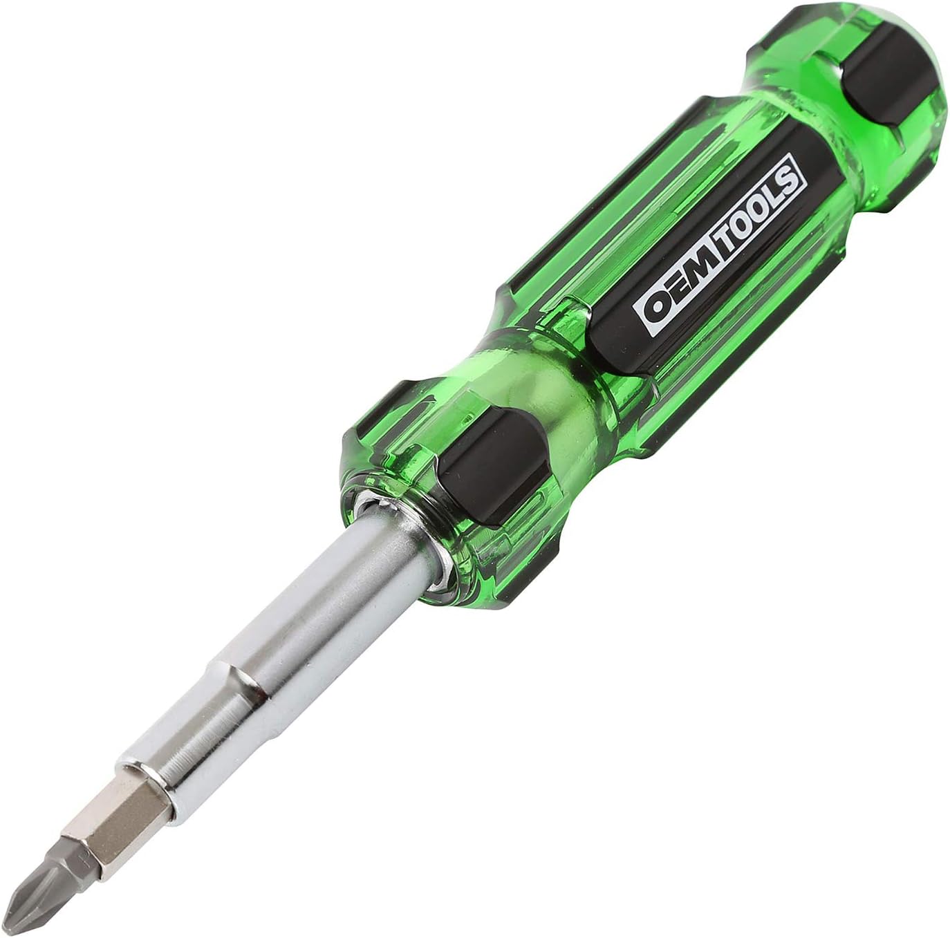 OEM TOOLS 22588 13-in-1 Multi-Bit Screwdriver, Nut Driver and Schrader Valve Tool, Multi Tool Screwdriver Kit, HVAC tools, Electrician Tools - - 