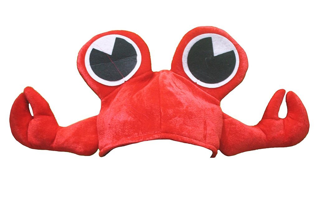 Petitebelle Crab Costume Hat (Red, One Size)