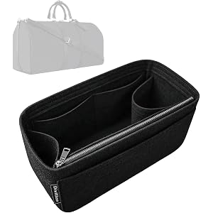 Divitize Premium Purse Organizer compatible with LV Keepall 25/35/45/50/55/60 — Handmade Perfect Fit, Snug & Sturdy 3mm Thick