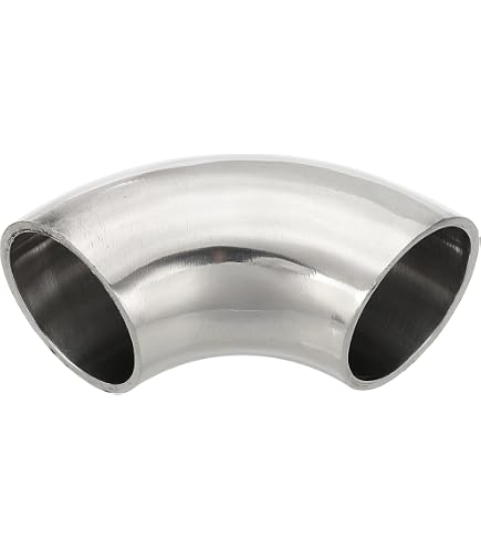 4 Codos De Curva Mandril 45° Acero Inoxidable 304 | Diámetro 60 Mm, Para Tubos De Escape, HVAC