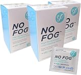 SO No Fog Anti-Fog Wipes 90 Pack for Steamed Up Glasses Lens Cleaning