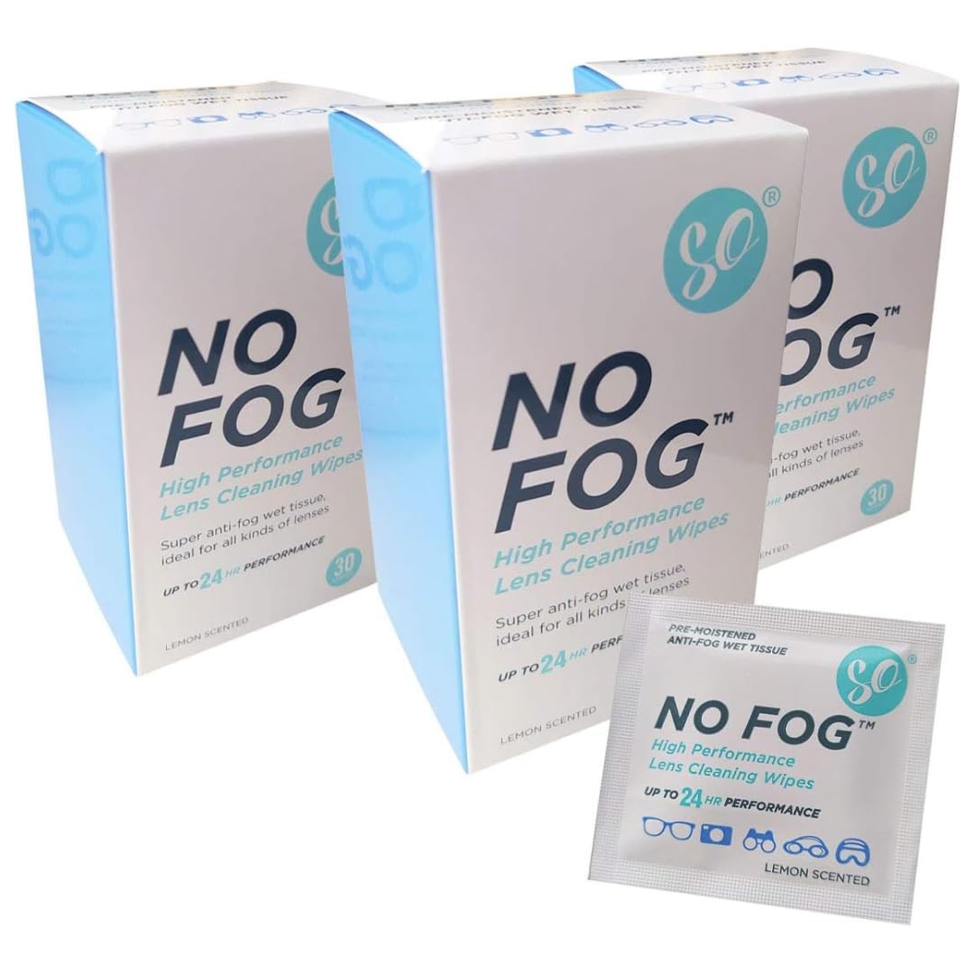 SO NO Fog Anti-Fog Wipes, Steamed Up Glasses, Glasses Cleaning, Lens Cleaning 90 Pack — image 1