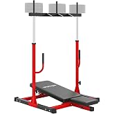 Soozier Vertical Leg Press Machine 661LBS Capacity for Home Gym | Leg Strength Training Machine, Adjustable Leg Back Head Positions, 1" Standard Plate Compatible