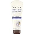 Aveeno Stress Relief Moisturizing Body Lotion with Lavender Scent & Prebiotic Oat to Calm & Relax, Non-Greasy, TSA-Approved Travel Size, 2.5 fl. oz, 12 Pack