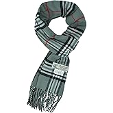 Glory Max Unisex Classic Tartan Plaid Winter Scarf Soft Cashmere Feel 72"x12"
