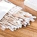 Valleycomfy Wooden Stick Cotton Swabs/Qtips(100CTx5) - Double Tipped Premium 100% Cotton, white, 2.95