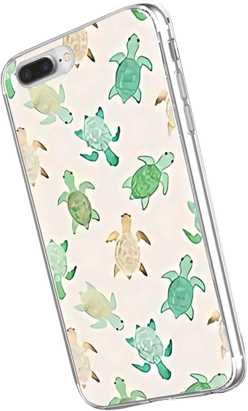 Inonler Cute Turtle Cute Animals Soft Transparent case(iPhone SE case, iPhone 5S case, iPhone 5 case)