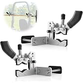 FREEKIT&reg; 2Pack Zero Turn Mower Trimmer Holder, One Touch Quick Tool Access | Adjustable Rail for Multiple Tool. Rubber &amp; Shock Spring-Protection. Quick Clamp-Lift Knob&amp;Lock Wrench.Fit 1-3/4"~2-1/4" ROPS