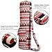 IUGA Yoga Mat Bag Easy Access Zipper with 2 Functional Storage Pockets, Fine Canvas with Eco Printing, Adjustable Shoulder Strapthumb 2