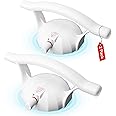 2 Pack Grab Bars for Bathtubs and Showers, 12 Inch Anti Slip Suction Cup Bathroom Grab Bars for Seniors, Heavy Duty Shower Ha
