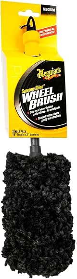 Meguiar's X1902EU Supreme Microfibre Wheel Brush, Medium, 37cm x 8cm view 1