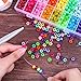 Pony Beads, Shynek 24 Colors Plastic Pony Beads Friendship Bracelet Beads for Jewelry Bracelets Making and Hair Braids, Assorted Rainbow Colors