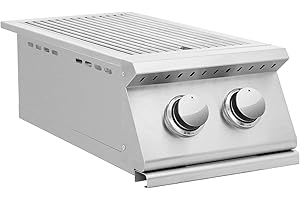 SUMMERSET GRILLS Summerset Sizzler Series Built-In Double Side Burner, Natural Gas
