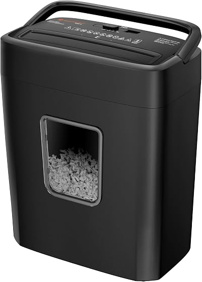 Bonsaii 8-Sheet Cross-Cut Shredder P-4 16L Bin C261-C NEW