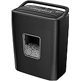 Bonsaii Paper Shredder, 8-Sheet Crosscut Shredder with 4.2 Gallon Bin Shred Credit Card/Mail/Staple/Clip, P-4 Security Level 