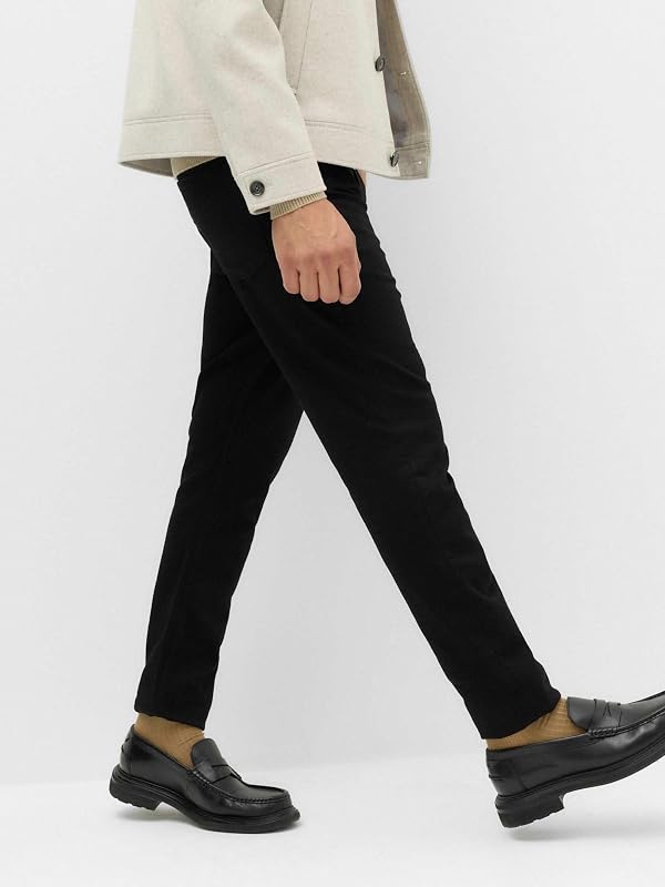 Jeans Slim Fit in Comfort Stretch Uomo Nero