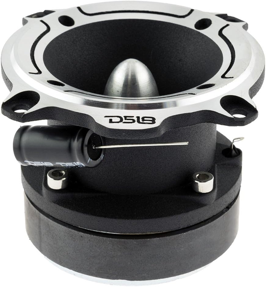 DS18 Car Audio Tweeter 1" Inch 300w Watt Dash Door Super Bullet PRO-TW220 Single, Silver - Image 4