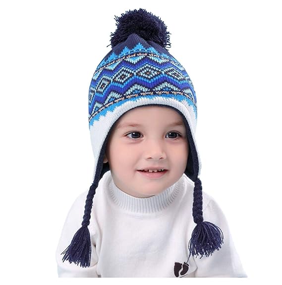 boys blue winter hat