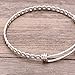 Melix Stainless Steel Mother Daughter Bangle Bracelet Adjustable, Gift For Mom From...