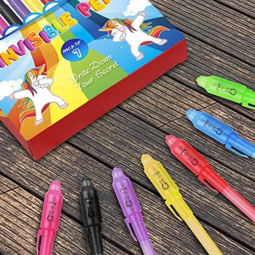 Amteker Mitgebsel Kindergeburtstag Zauberstifte, UV Stift Geschenke zur Einschulung Schultüte Füllung, Kleine Geschenke für Kinder, Give Aways Kindergeburtstag Gastgeschenke,Kindergeburtstag Mitgebsel 9