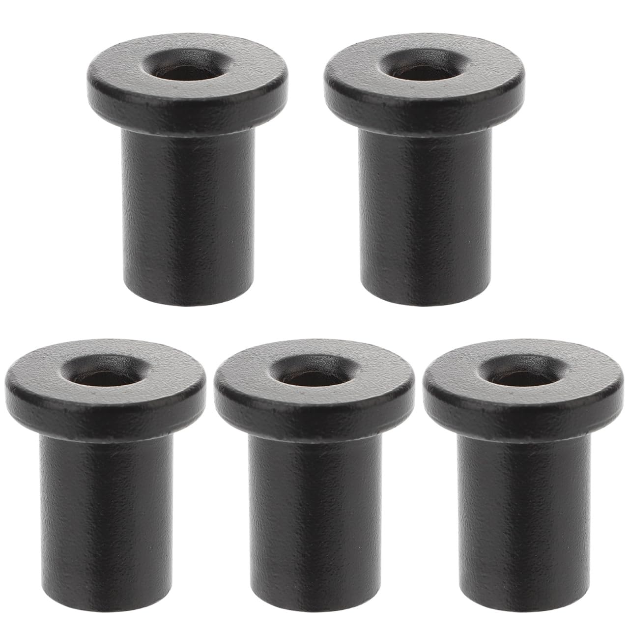 CORHAD Metal Sliding Barn Door Spacers 5Pcs Pipe Clamp Hardware for Track Wall Mount Support Garage Basement Door Accessories