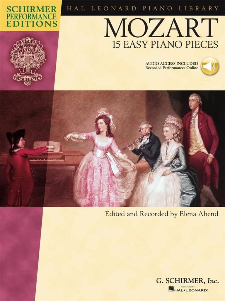 Mozart: 15 Easy Piano Pieces (Schirmer Performance Editions)