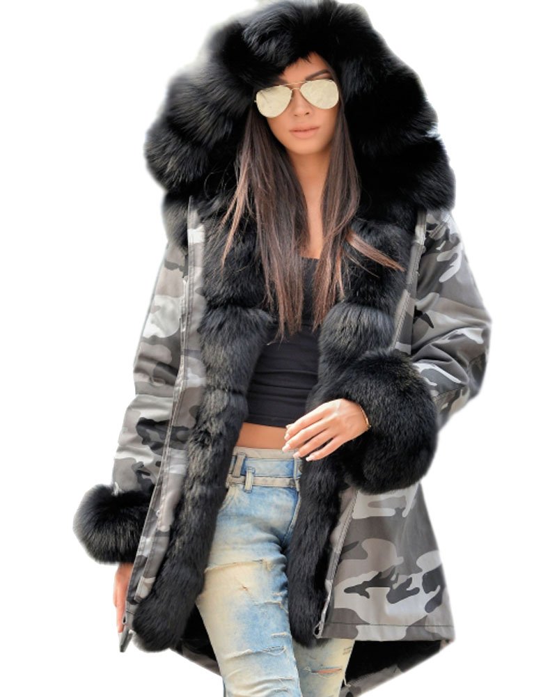 fur jacket size 18