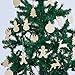 MACTING 30PCS Wooden Christmas Ornaments Unfinished Predrilled Natural Wood Slices DIY Blank Hanging Ornaments Kit for Crafts Centerpieces Christmas Tree Decorations, 6 Styles