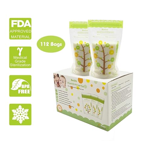 HopeU5 Bolsas de almacenamiento de leche materna Juego de 112 ...