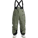 IMPHUT Ski Pants Snowboard Pants for Men, Baggy Snow Pants Insulated Waterproof Windproof, Mens Snow Bibs Overall