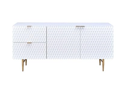Major Q Honeycomb Collection Dresser Server Tv Stand 2 Drawer