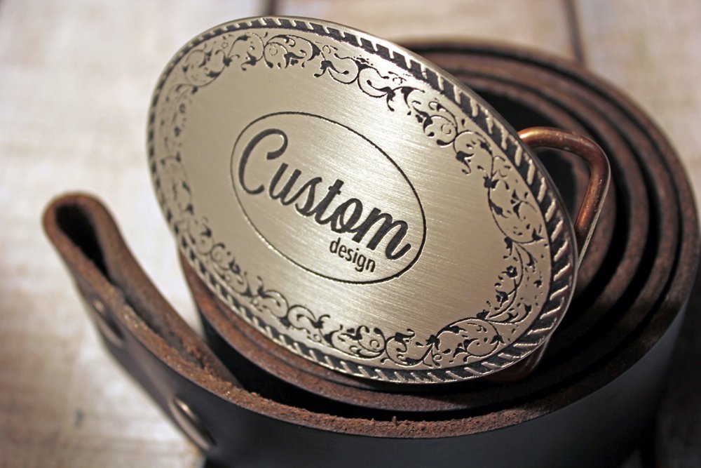 custom metal belt buckle
