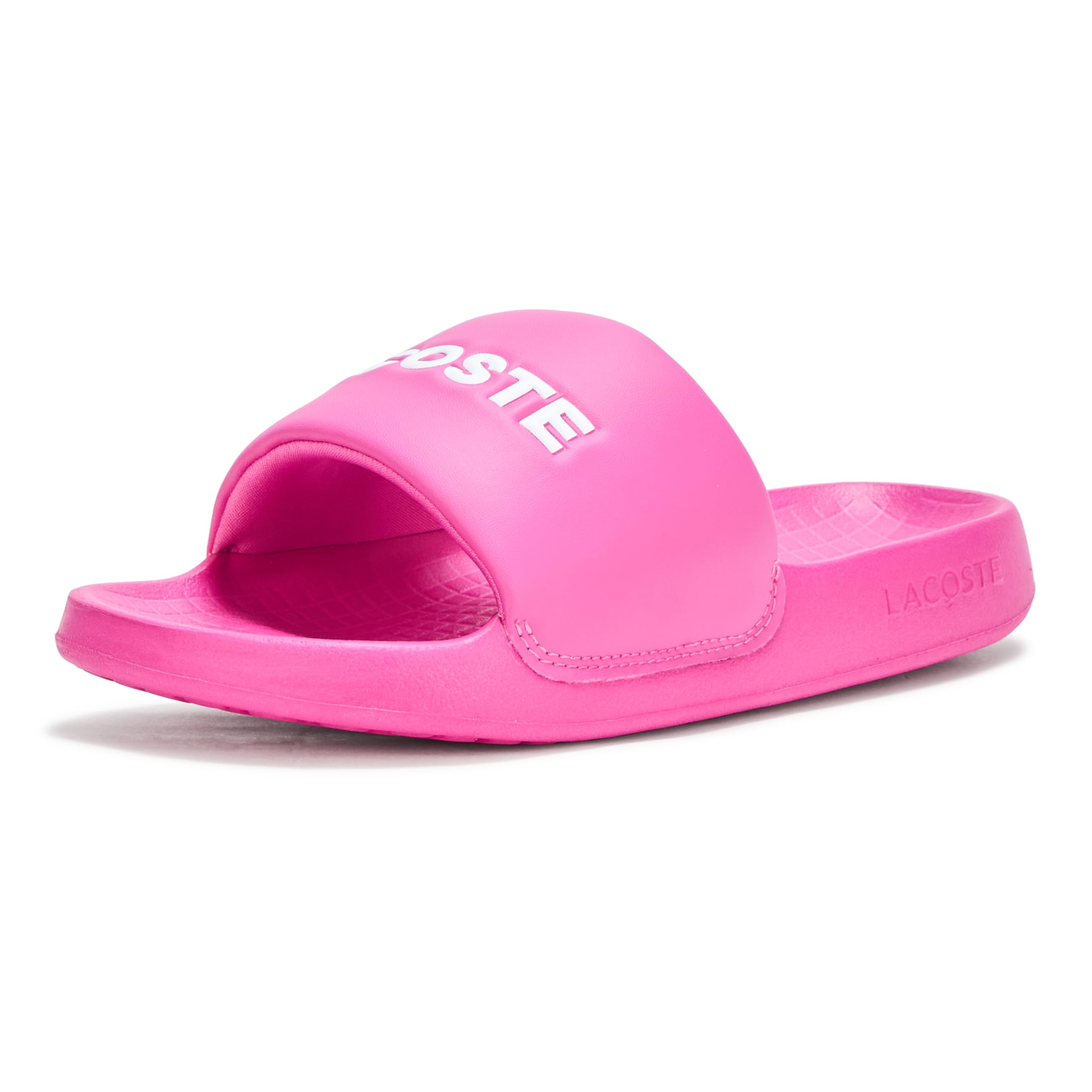 Lacoste Women's Serve Slide, Pink, 10