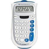 Texas Instruments TI-1706 SV Standard Function Calculator | Solar and battery-powered; SuperView display; Large color-coded keyboard