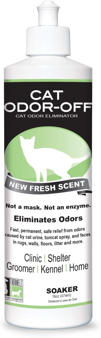 Amazon Com Thornell Co Ofs Cat Odor Off Rtu Fresh Scent 16 Ounce Ready To Use Co Ofs Clear Pet Supplies