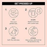 OPI xPRESS/ON Bubble Bath Short Round Nails with Glue - Nude Pink 30 Tips view 4