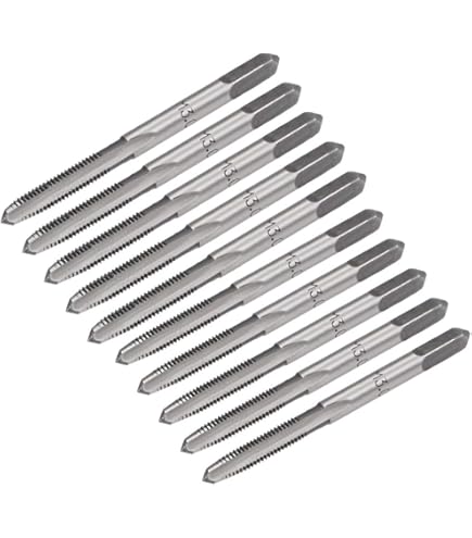 HSS Hand Threading Tools M16x2.0 Metric Hand Thread Taps Set - HSS M2 Taper, Plug & Bottom Taps, Fully Ground Right Hand Threading Tools Taper Plug Bottom Tap Set