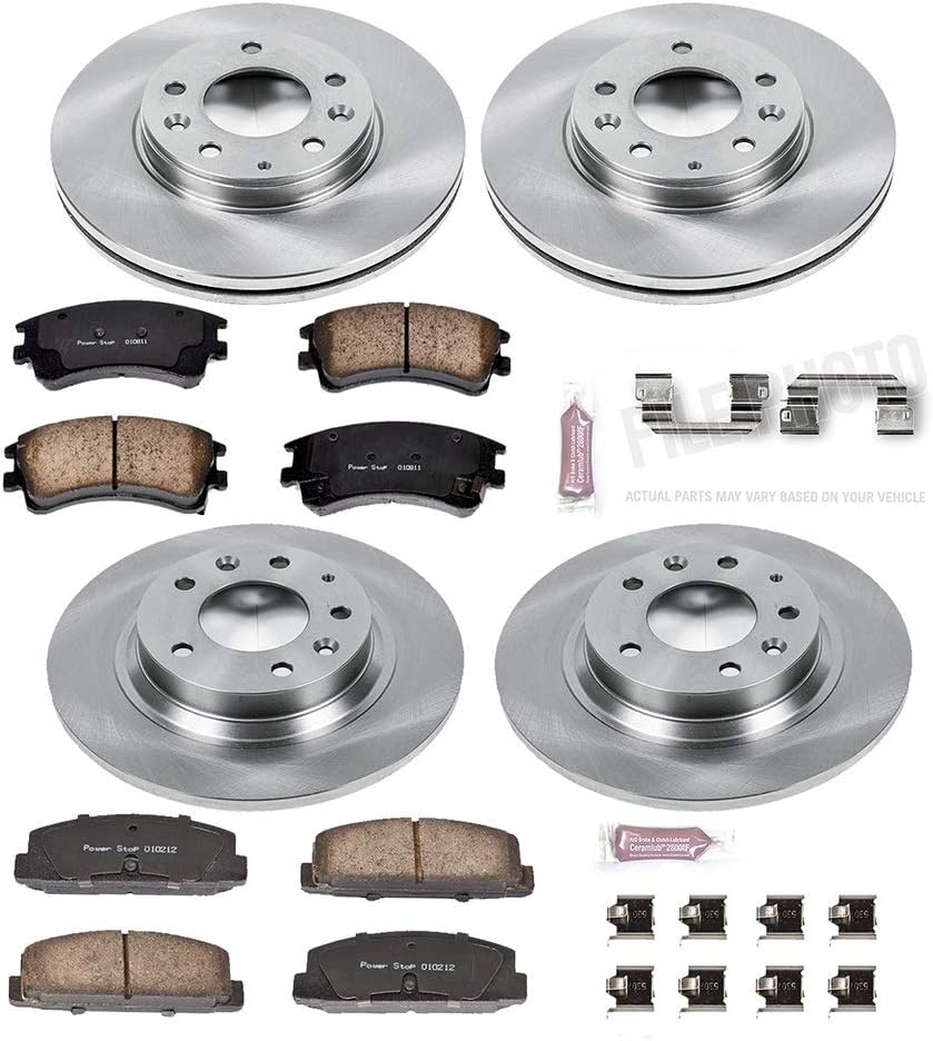 |Front Rotors w//Metallic Pad OE Brakes Rear 2003 2004 2005 Mazda 6