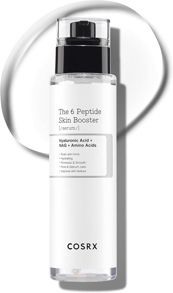 COSRX 6 Peptide Collagen Serum mit Copper Peptide, Toner Gesicht für Hauterneuerung & Straffung mit Niacinamid & Hyaluronsäure, Anti-Aging, beruhigender Hautpflege-Booster, Korean Skincare 150ml