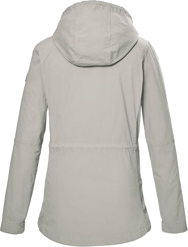 Donna Giacca/giacca di transizione con cappuccio GS 17 WMN JCKT GOTS, stein, 36, 42661-000