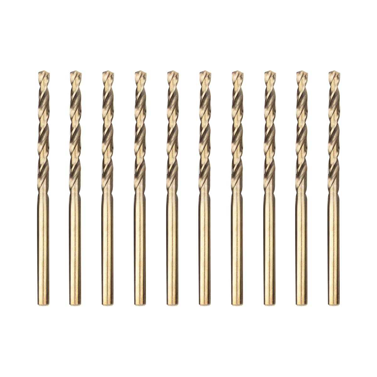 Meccion HSS Cobalt Jobber Drill Bit 10pcs 3.2mm Twist Drill Bit for Drilling Stainless Steel and Metal — image 1