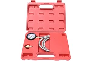 Exhaust Back Pressure Tester, Exhaust Back Pressure Gauge Kit, Professional Diesel Engine Diagnostic Tool with 6ft Hose & M12
