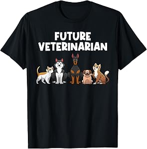 Future Veterinarian Boy Girl Veterinary Assistant Technician T-Shirt