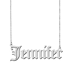 GR859C Unique Lowercase Script Name Necklace
