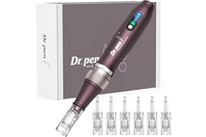 Dr. Pen Microneedling Pen – A10 Wireless & Wired Operation | Adjustable 0–2.5mm Needle Depth | 5 Speed Levels (Up to 16,000 R