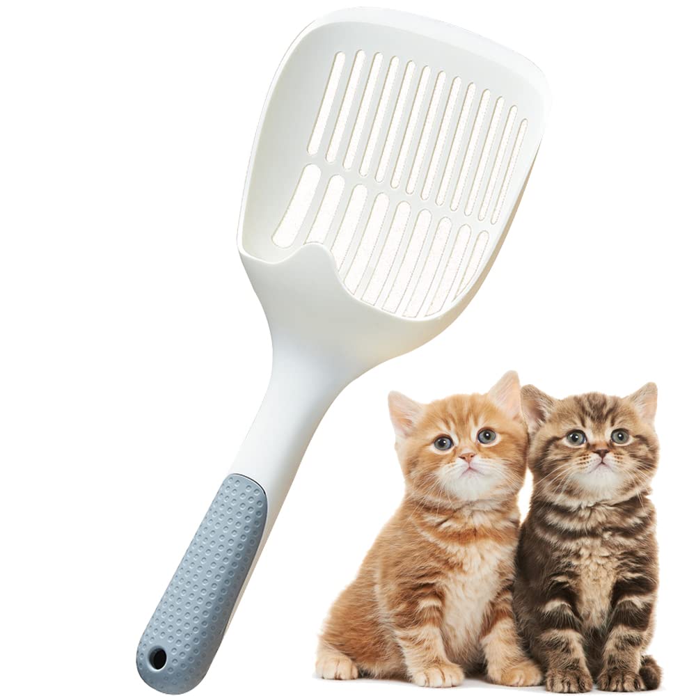 BPS BPS-5589 Plastic Scoop for Litter Tray Cat with Comfortable Handle